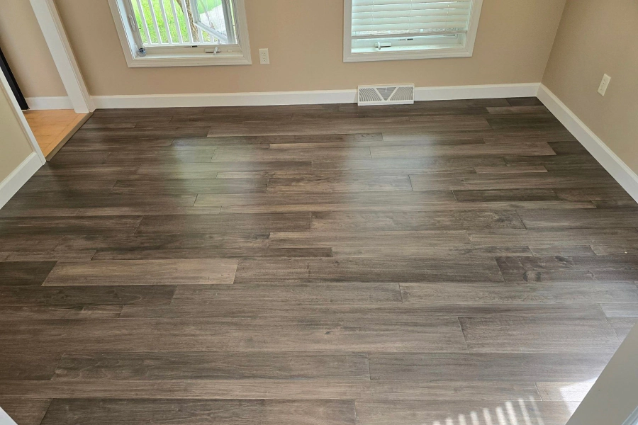 service hardwood flooring installation work